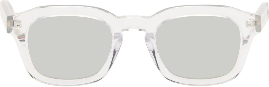 Thom Browne Transparent Acetate Rectangular Sunglasses 1