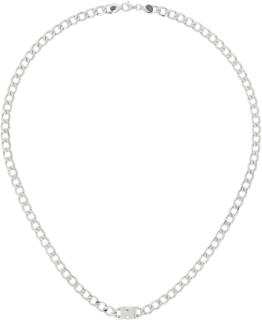 Alan Crocetti Silver Unity Curb Chain Necklace