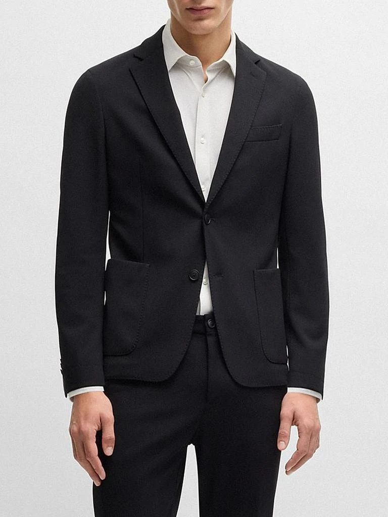 hugo boss dress shirts slim fit Hugo Boss Sport Shirt Midnight Blue Pattern - Slim Fit XXXL REDUCED