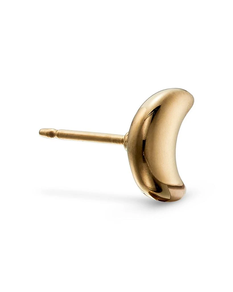 Bloomingdale's 14K Yellow Gold Crescent Moon Stud Earrings 3