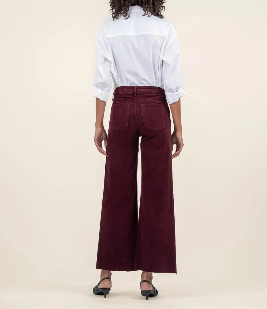 KUT from the Kloth Kut From The Kloth - Meg High Rise Wide Leg Raw Hem Pants 2