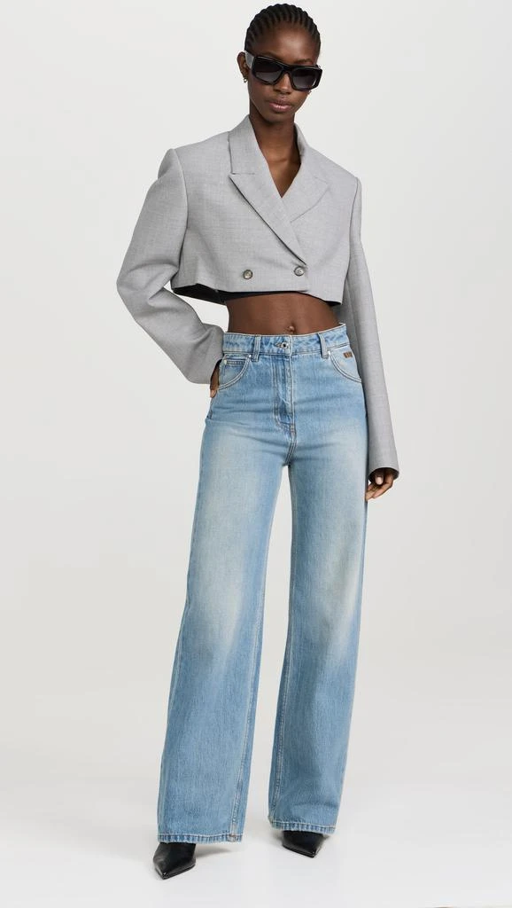 MSGM Wide Leg Jeans 4