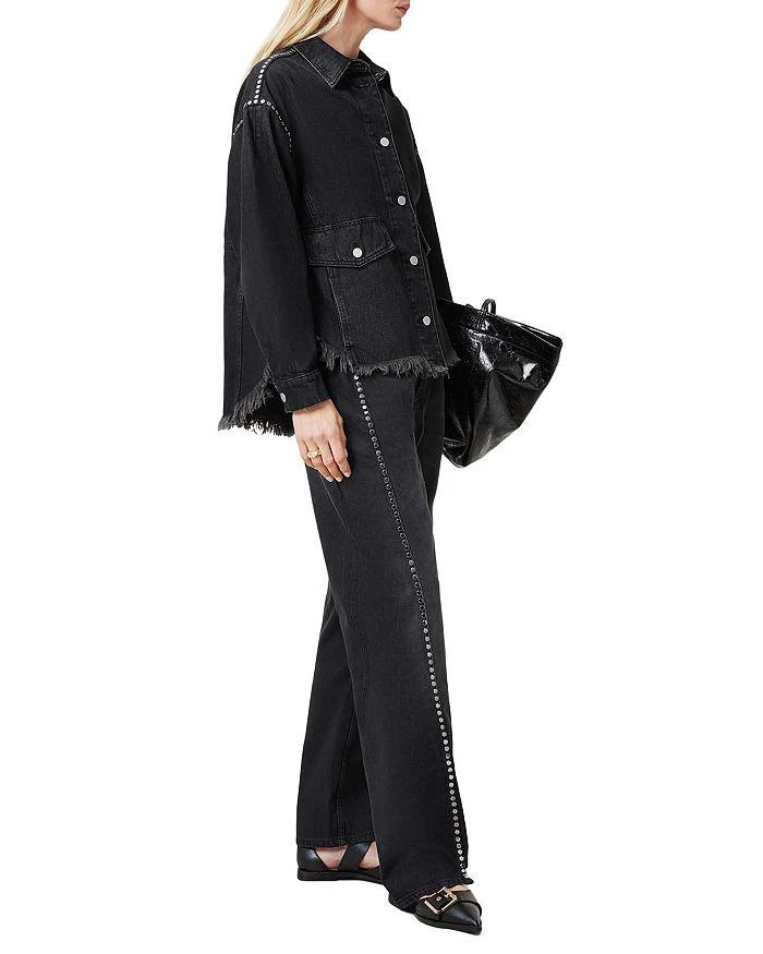 ALL SAINTS Hettie Stud Denim Jacket 6