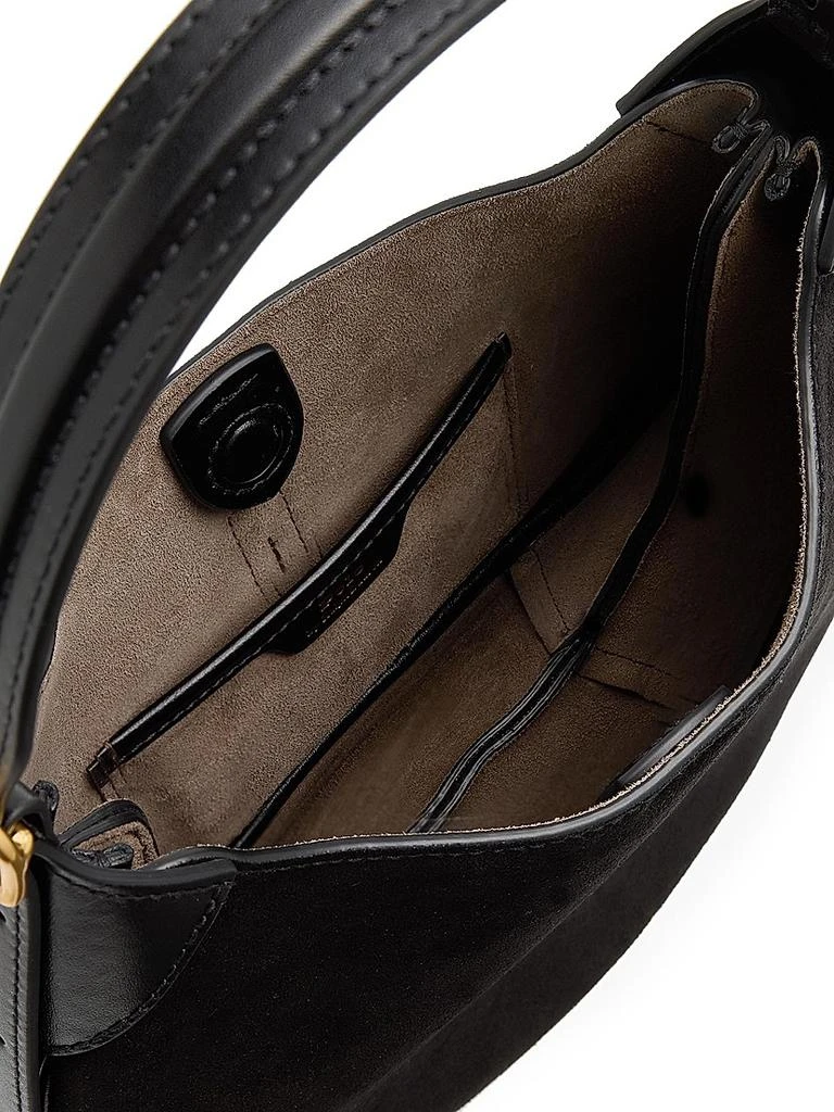 Ralph Lauren Polo ID Small Suede Shoulder Bag 4