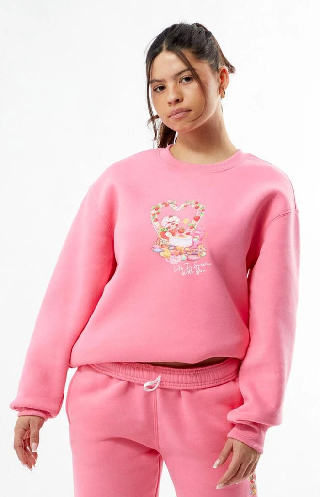 By Samii Ryan Care Bears x Strawberry Shortcake Life Is Sweet Crew Neck Sweatshirt 1