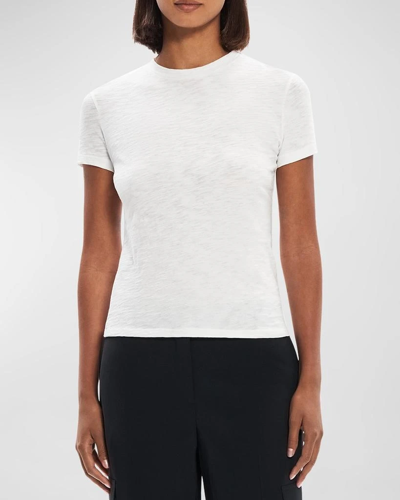 Theory Tiny Tee 2 Nebulous Organic Cotton Top 3