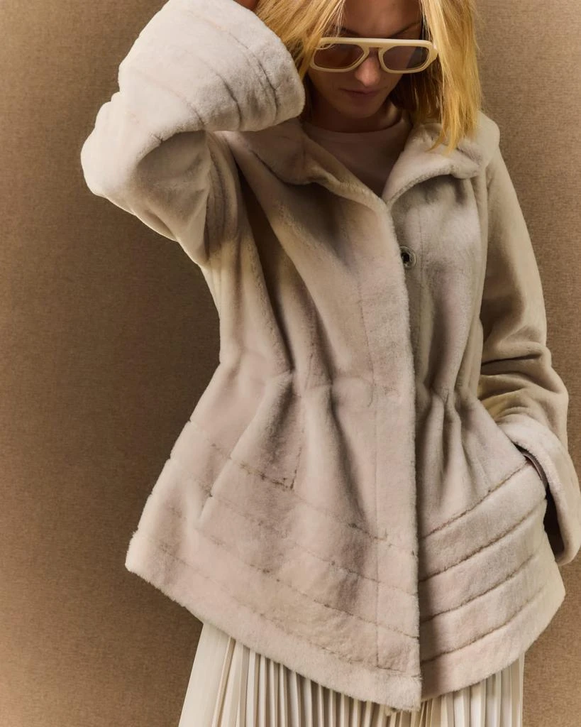 Gorski Reversible Textured Lamb Shearling Jacket 2