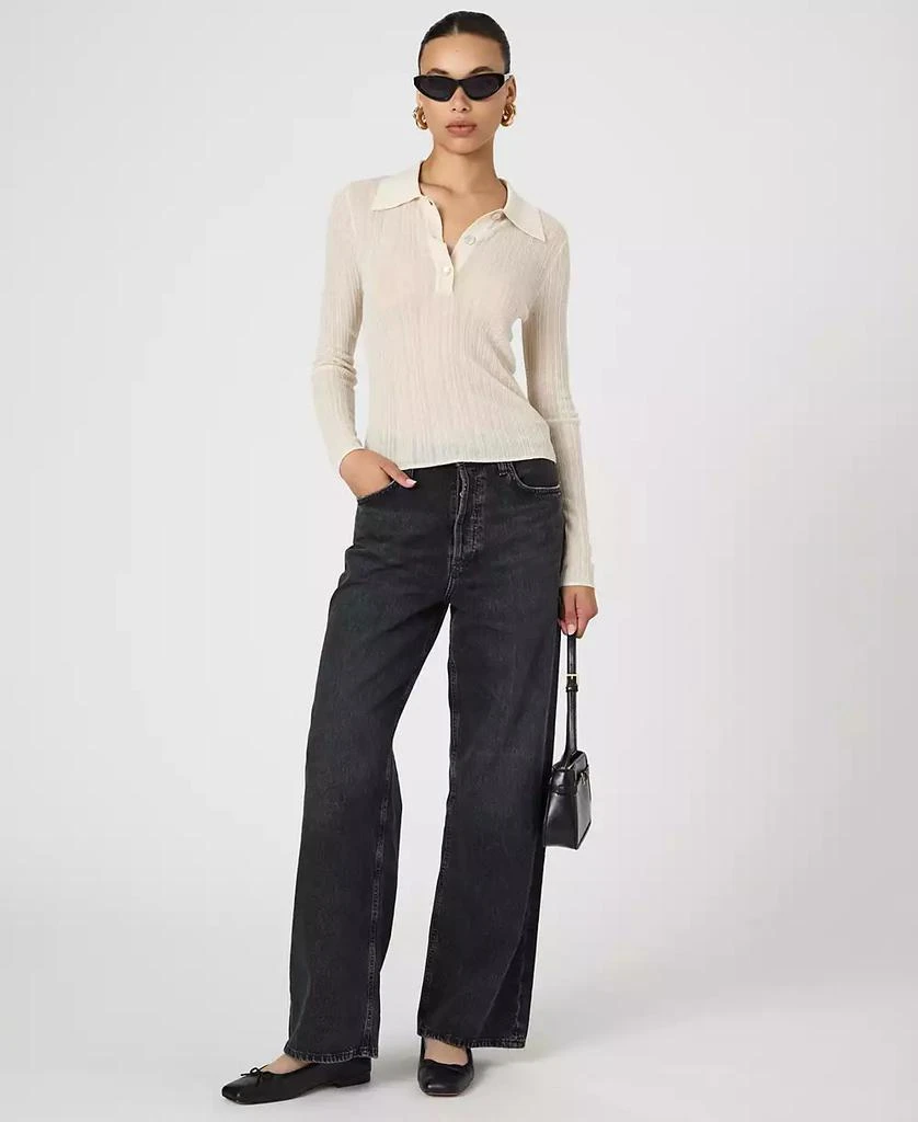 French Connection Women's Knit Polo Top 5