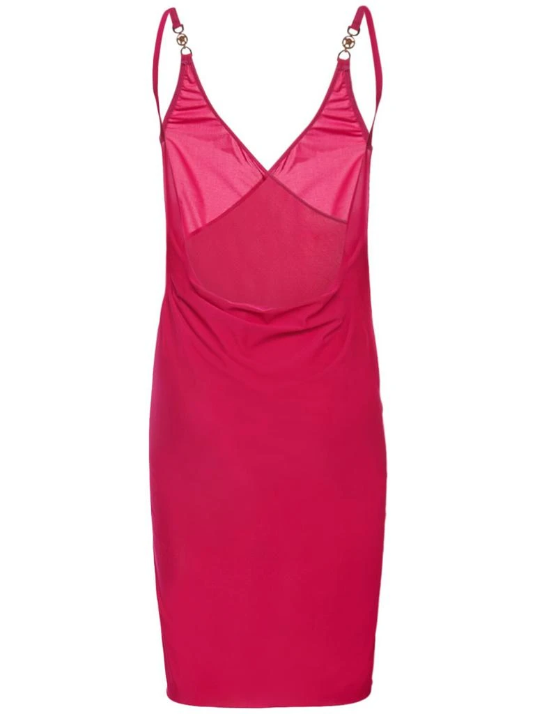Versace Draped Jersey Mini Dress 3