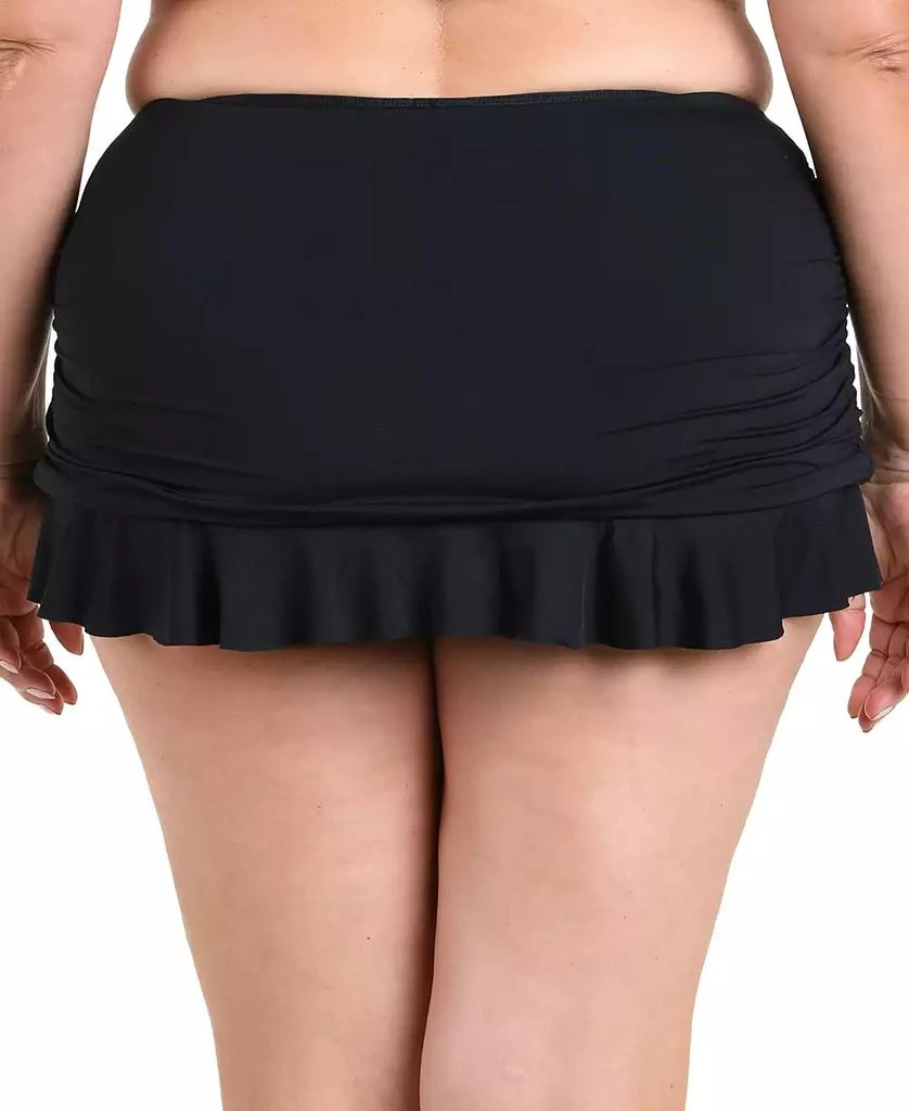 La Blanca Plus Size Island Goddess Ruffle Swim Skirt 3