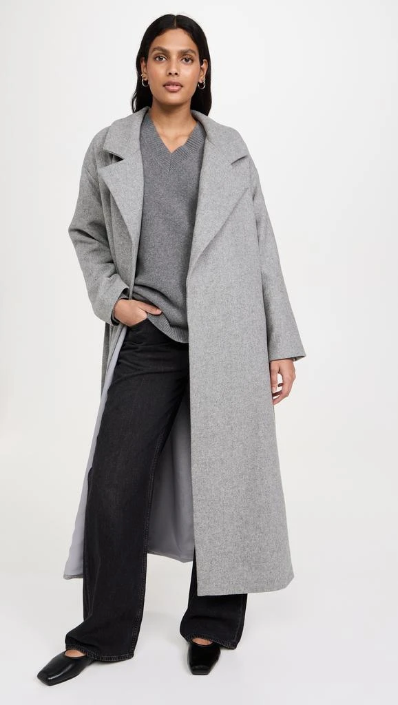Line & Dot Damson Coat 1