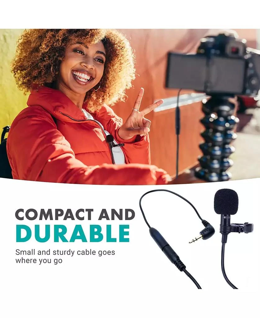 Movo MC4 TRRS to TRS Adapter - 3.5mm Microphone Adapter Cable 7