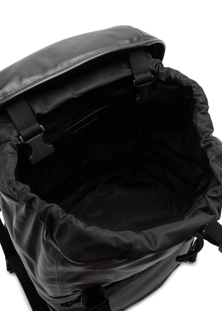 Yves Saint Laurent Logo leather backpack 4