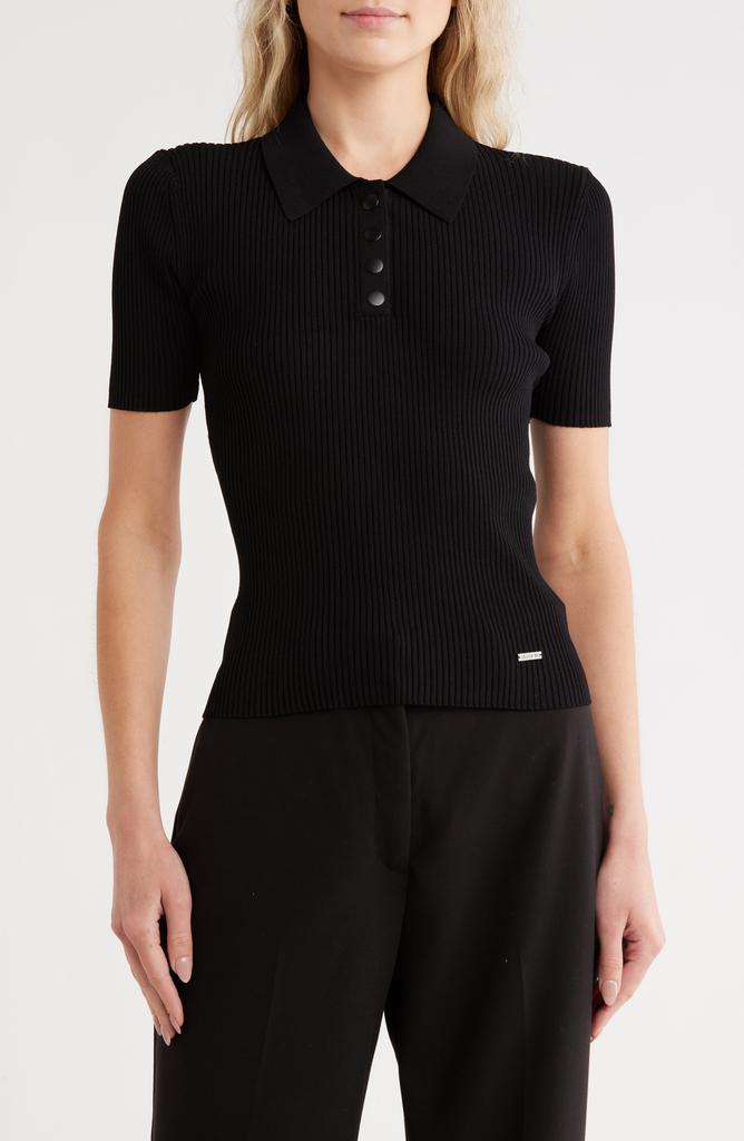 Shop Ribbed Polo Sweater on Sale at BeyondStyle – Get 59