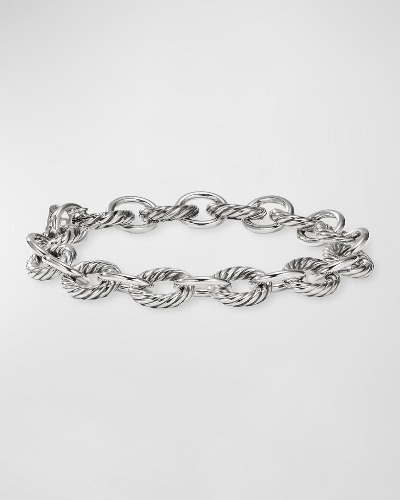 David Yurman Oval Link Chain Bracelet in Silver, 10mm