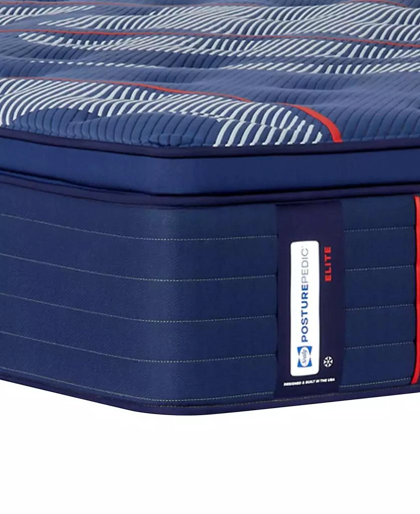 Sealy Posturepedic Elite Brenham II 16" Medium Euro Pillow Top Mattress Set - 4