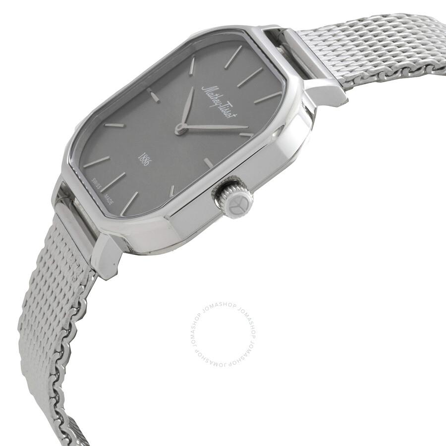 Mathey-Tissot Monsoon Square Quartz Silver Dial Ladies Watch D7917AS