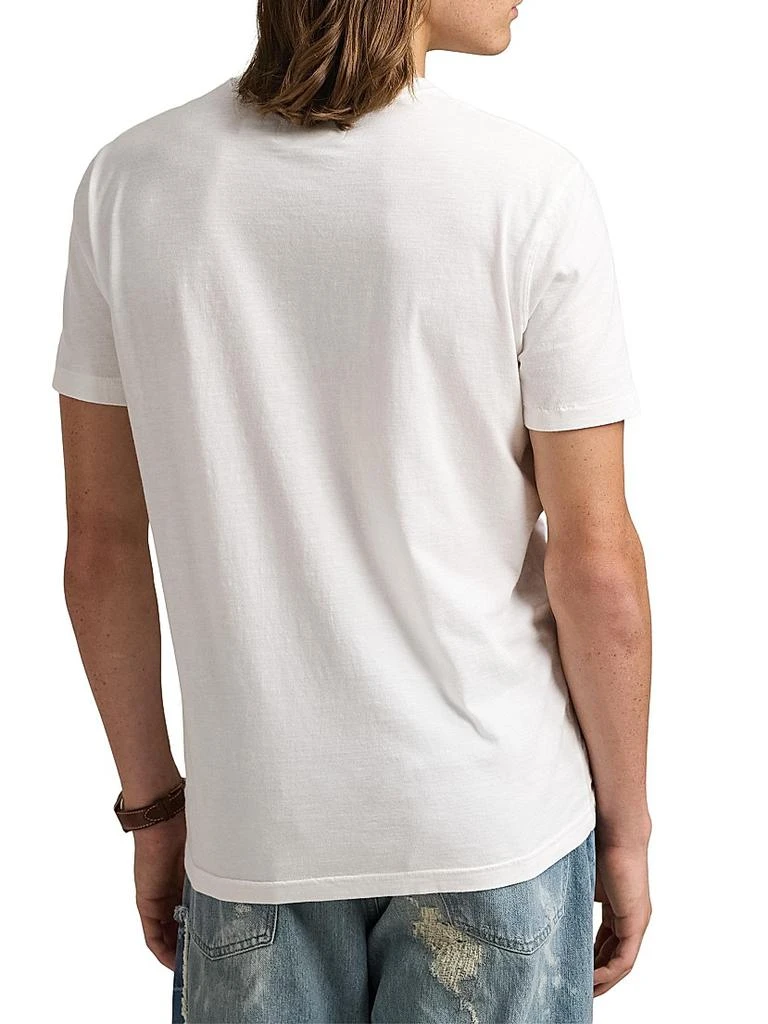 Ralph Lauren Slub Jersey Short-Sleeve Henley Shirt 4