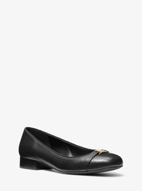 Michael Kors Mindy Flex Leather Ballet Flat 1