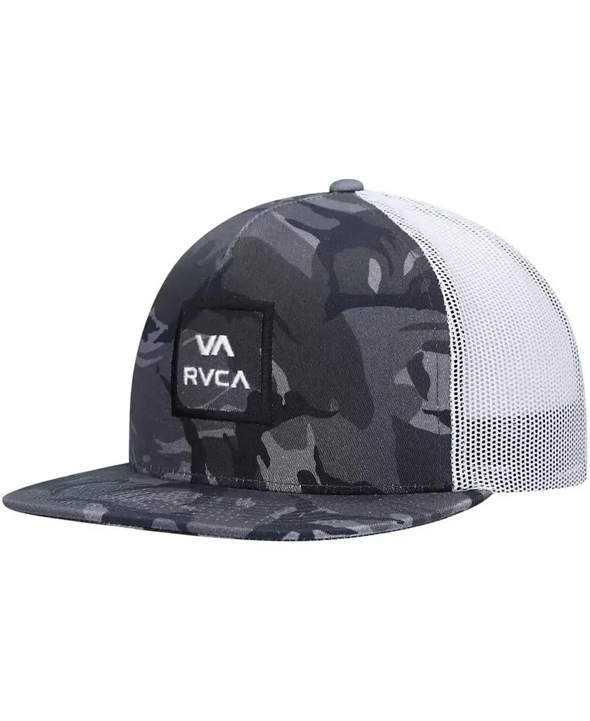 RVCA Boys Camo VA All The Way Trucker Adjustable Snapback Hat 1