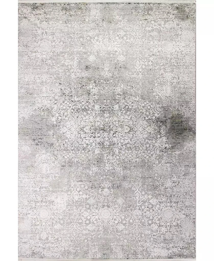 Bashian Rugs Charm Cha-08 Gray 8'6" x 11'6" Area Rug 1