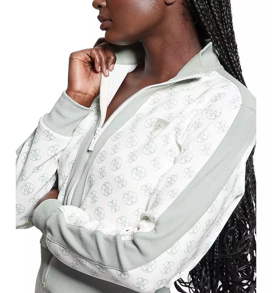GUESS Women's Printed Zip-Front Sweatshirt 3