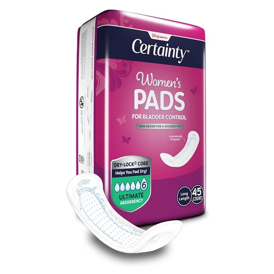 Walgreens Incontinence Pads, 6 Drop Ultimate Absorbency Long Length 3
