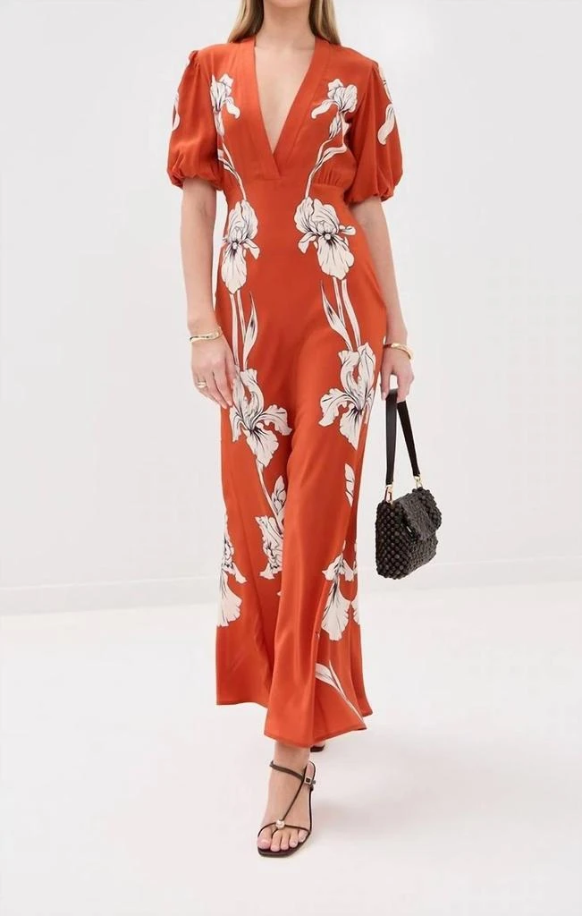 felicia ruffle maxi dress Felicia Ruffle Gown
