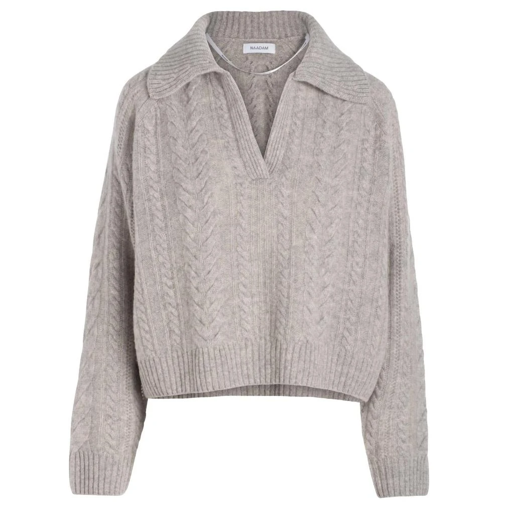 Naadam Naadam - Women's Cashmere Cable Polo