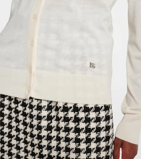Dolce 
Gabbana DG cashmere and silk cardigan 5