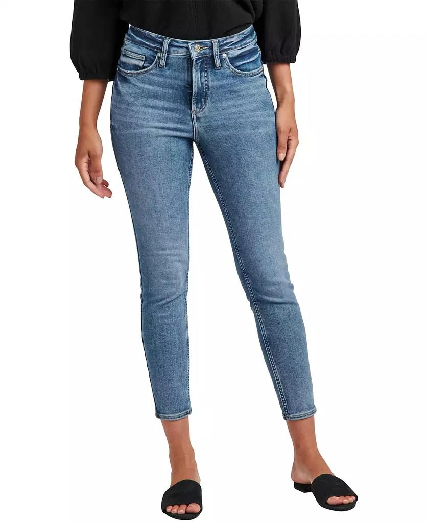 Silver Jeans Co. Women's Infinite Fit ONE SIZE FITS FOUR High Rise Skinny Jeans 1