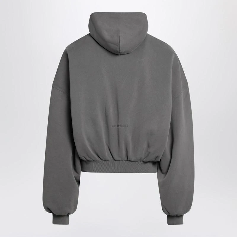 Balenciaga Balenciaga Dark Human Being Zip Hoodie In Dry Pile 2