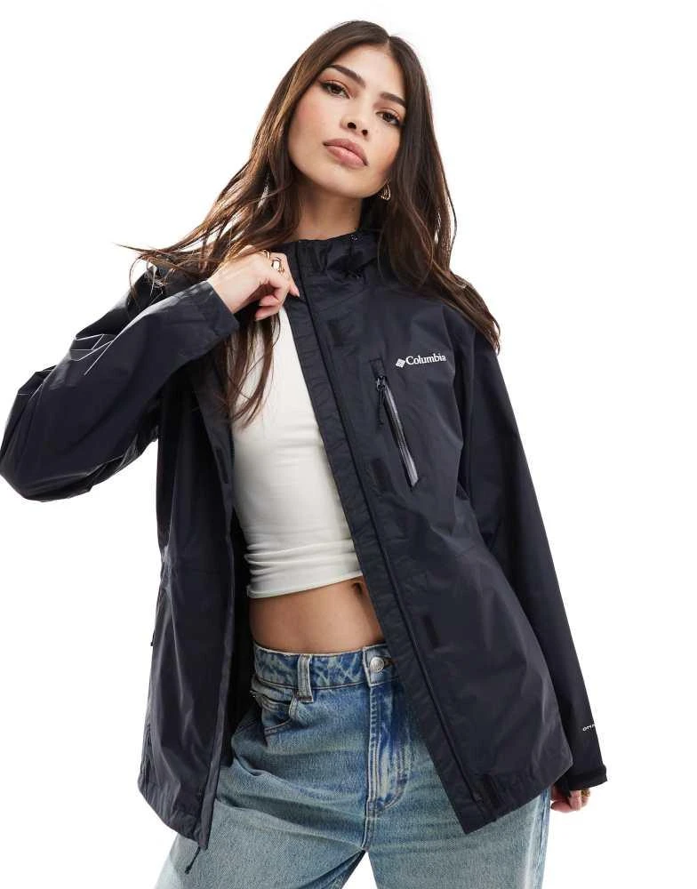 Columbia Columbia Pouring Adventure jacket in black 1
