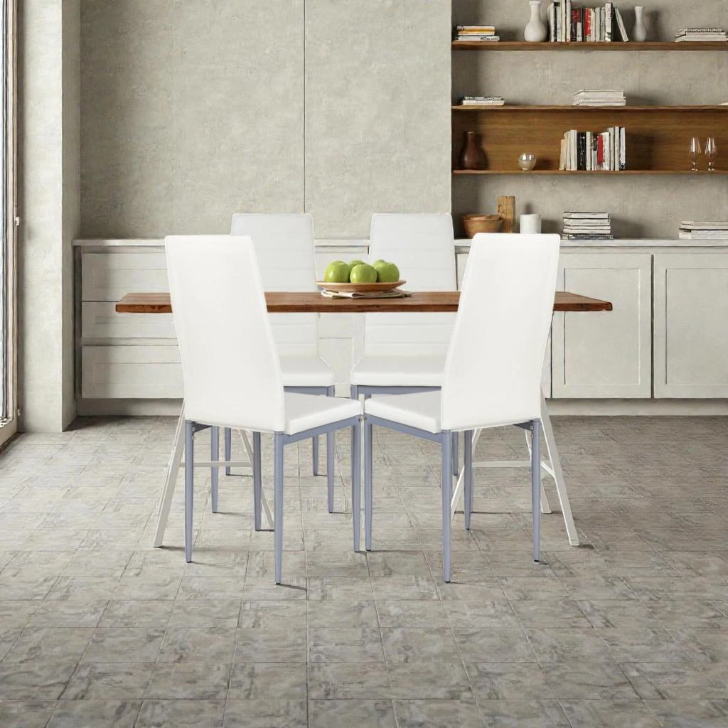 Hivvago Two-Piece Dining Chair Set Featuring Classic Spindle Back Design