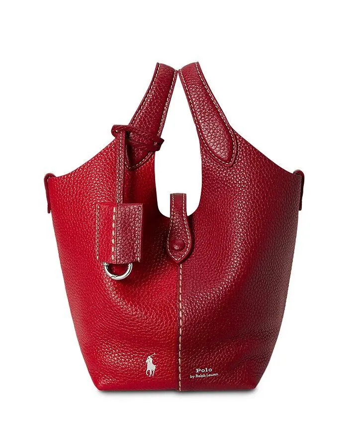 Ralph Lauren Polo Play Small Leather Crossbody Tote