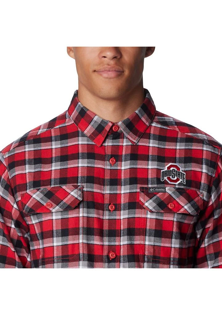 Columbia NCAA Ohio State Buckeyes Flare Gun Flannel Long Sleeve Shirt 3