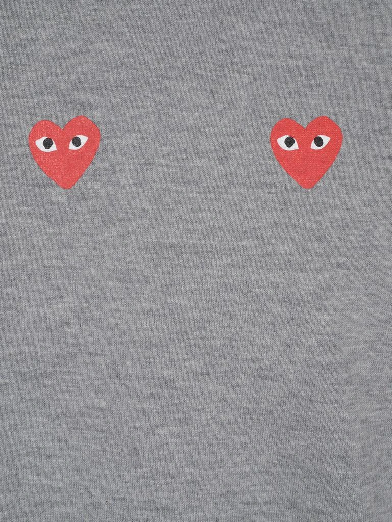 Comme des Garçons Play Comme des Garçons Play Triple Hearts Crewneck T-Shirt 3