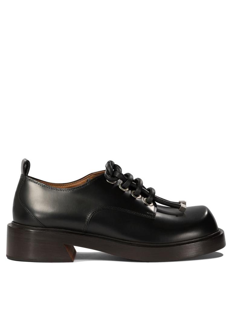 Shop Alexander McQueen Punk Studded Derby Shoes on Sale at