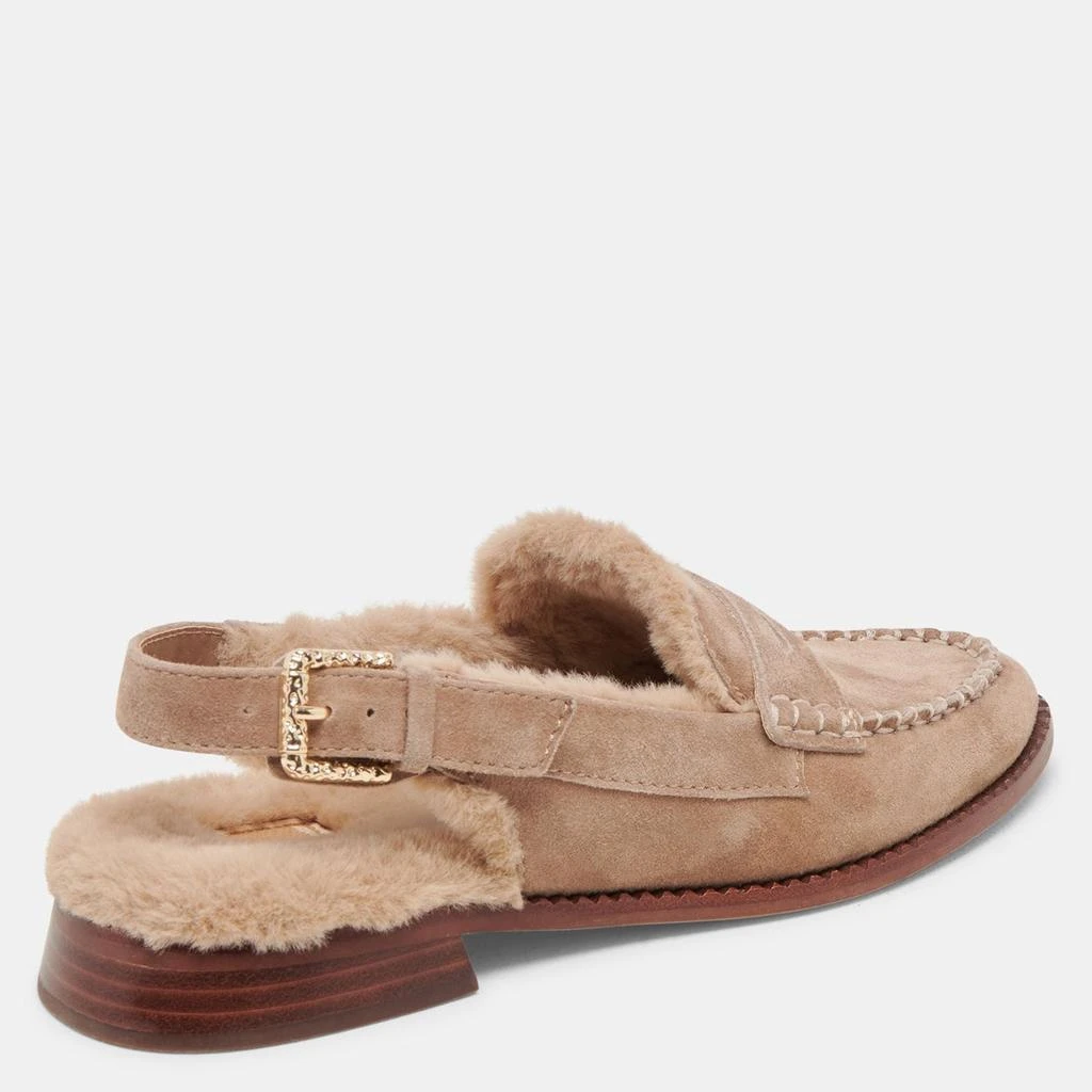 Dolce Vita Hardi Plush Loafers Mushroom Suede 3