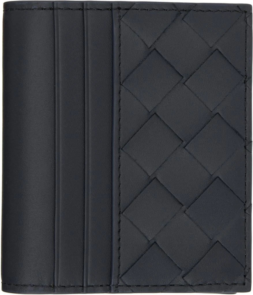Bottega Veneta Gray Intrecciato Bill Card Holder 1