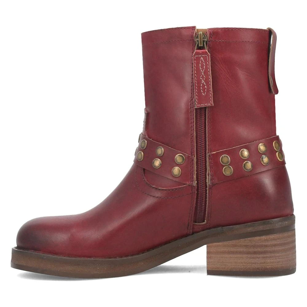 Dingo Anarchy Round Toe Zippered Cowboy Motorcycle Boots 3