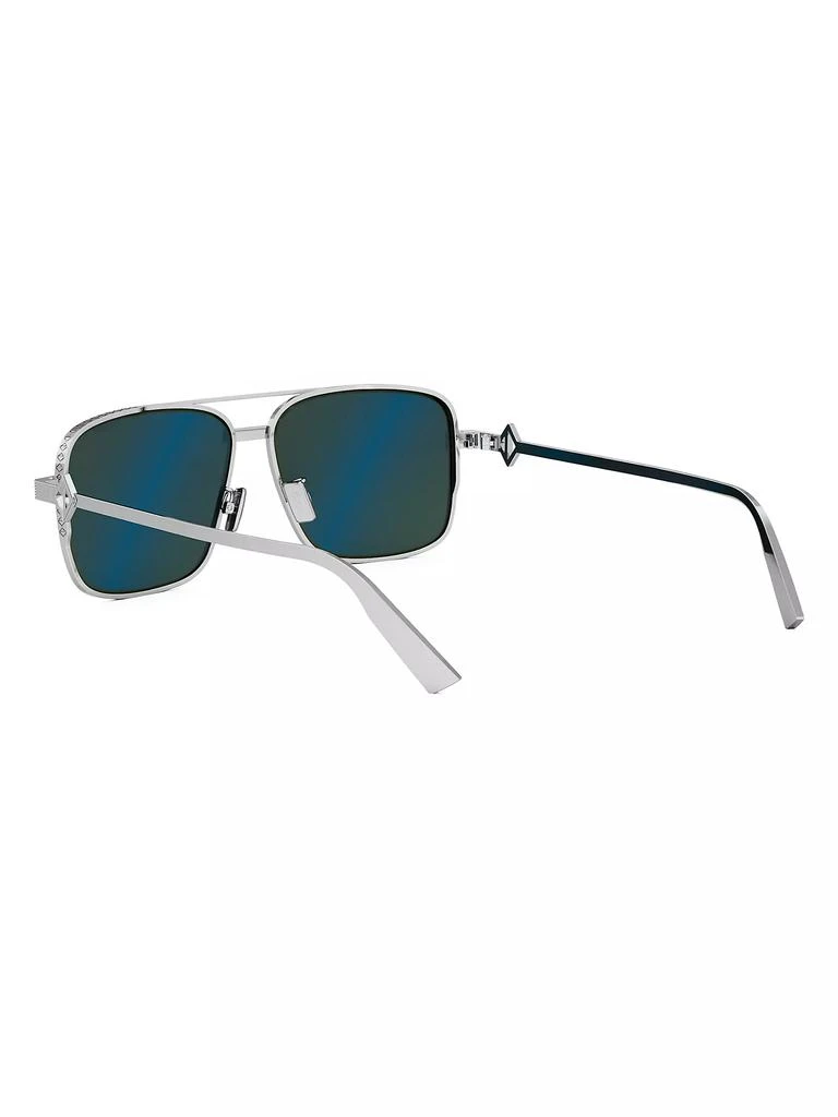 Dior CD Diamond S9F 58MM Square Sunglasses 4
