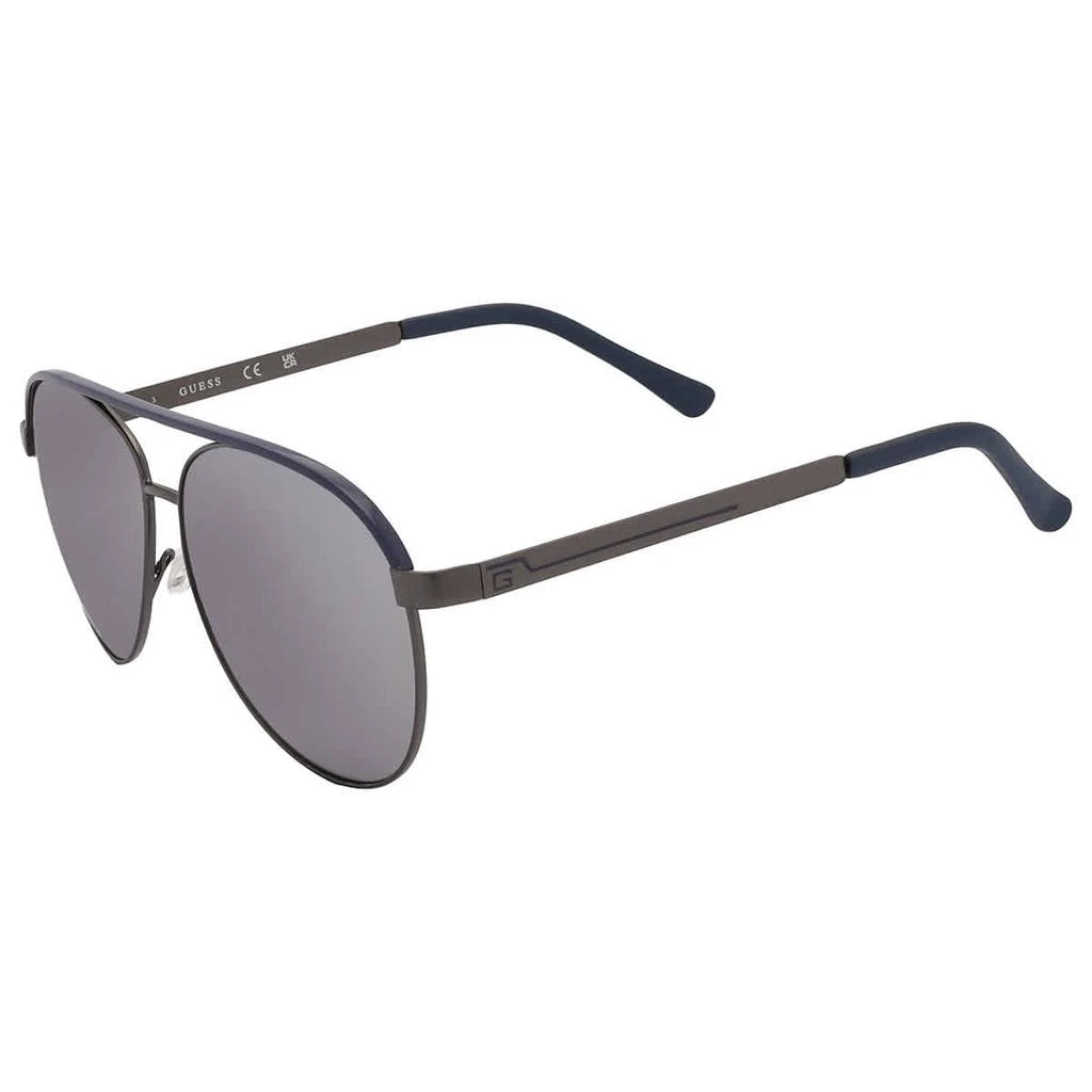 Guess Factory Smoke Mirror Pilot Ladies Sunglasses GF0172 08C 60 3