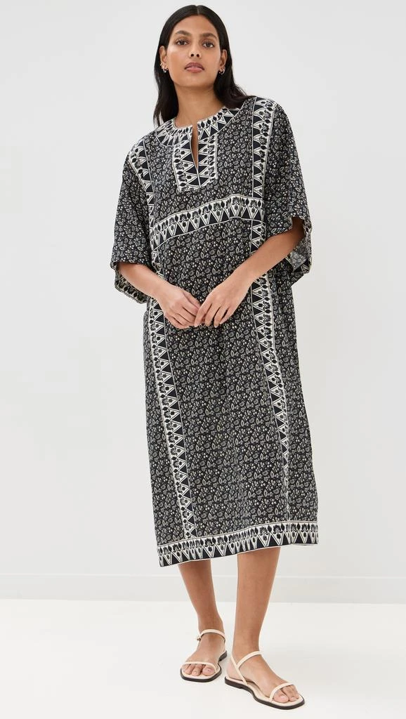 Sea Panna Color Block Caftan 2