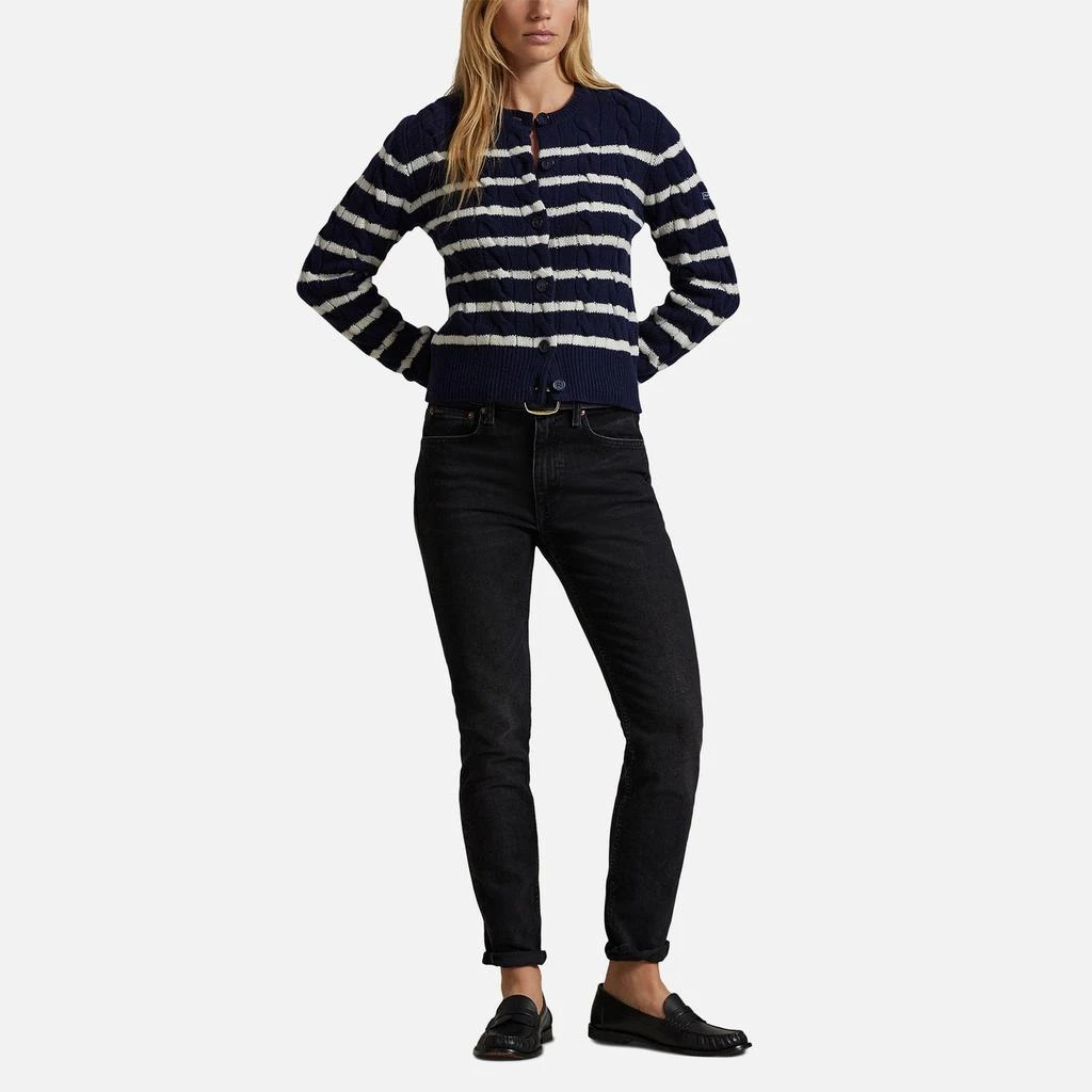 Ralph Lauren Polo Ralph Lauren Striped Cable-Knit Cardigan 1