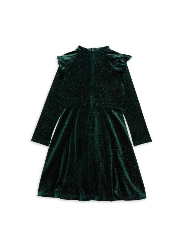 Pippa & Julie Little Girls Claire Sparkle 2-Piece Dress & Headband Set 2