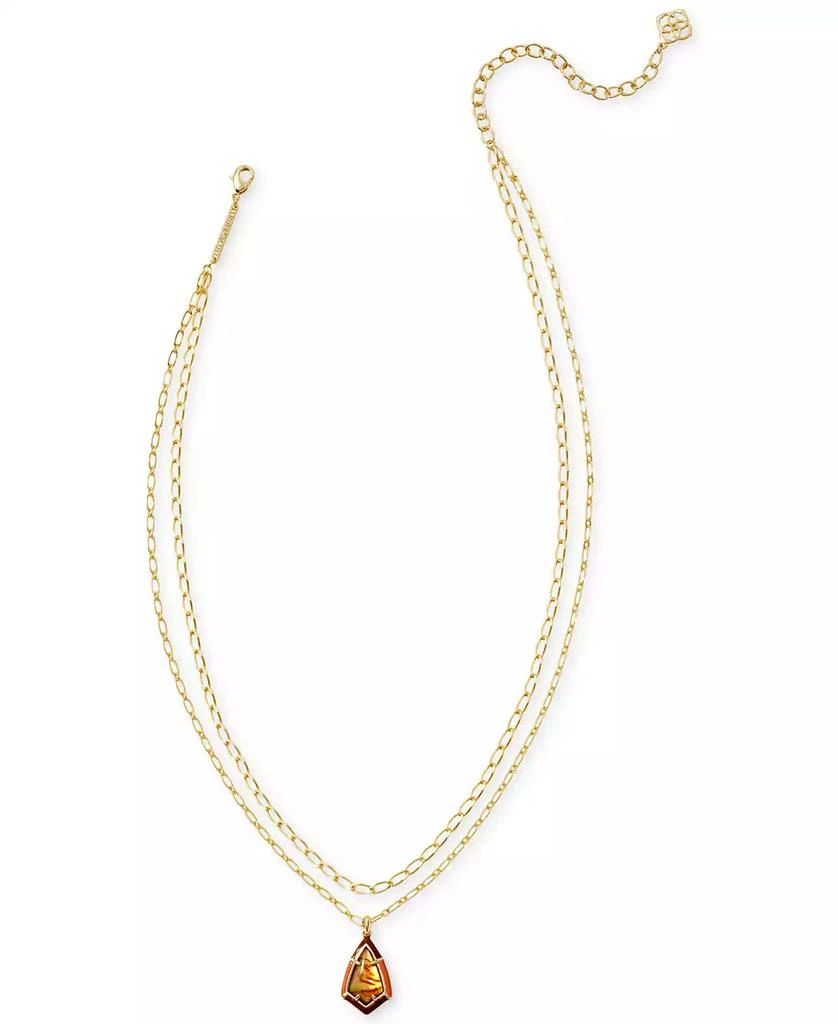 Kendra Scott Camry Gold-Tone Layered Pendant Necklace, 17" + 3" extender 2