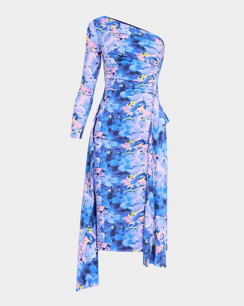Chiara Boni Visa Draped One-Shoulder Dress 1