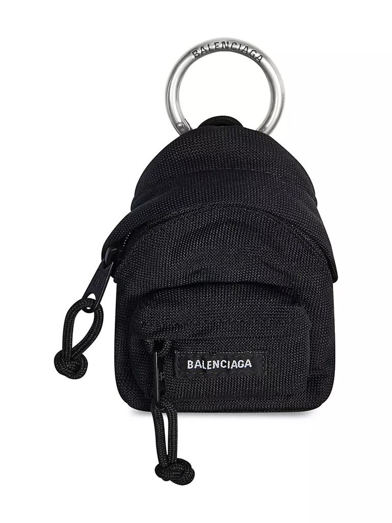 【BALENCIAGA】Le City Charm Eiffel Keyring Black Balenciaga: Black 'Le City' Charm Eiffel Keychain | SSENSE