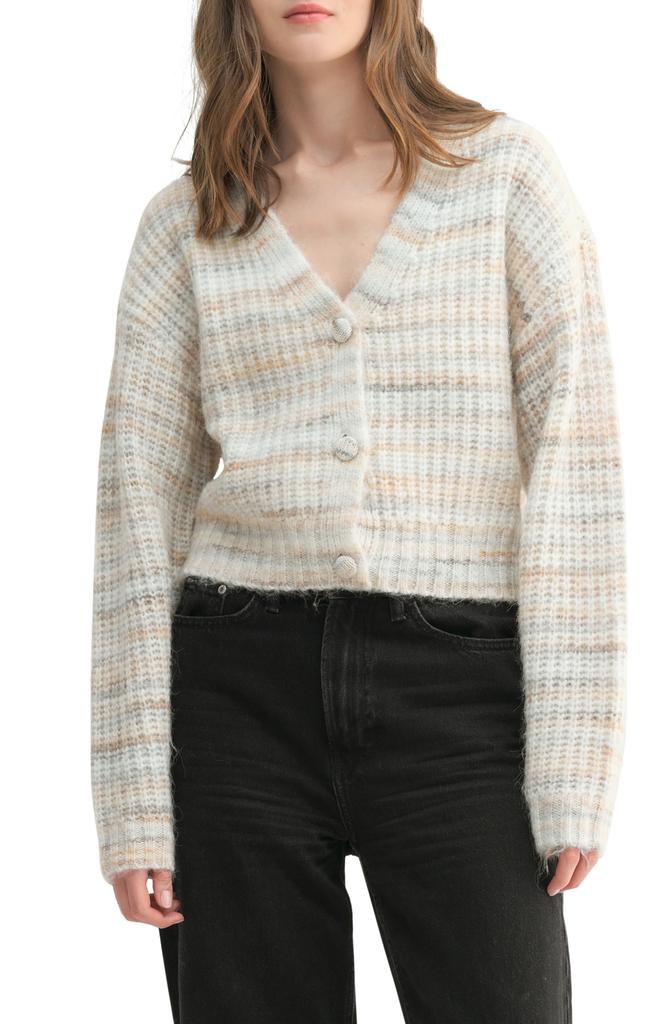 ALL IN FAVOR Stripe Cardigan